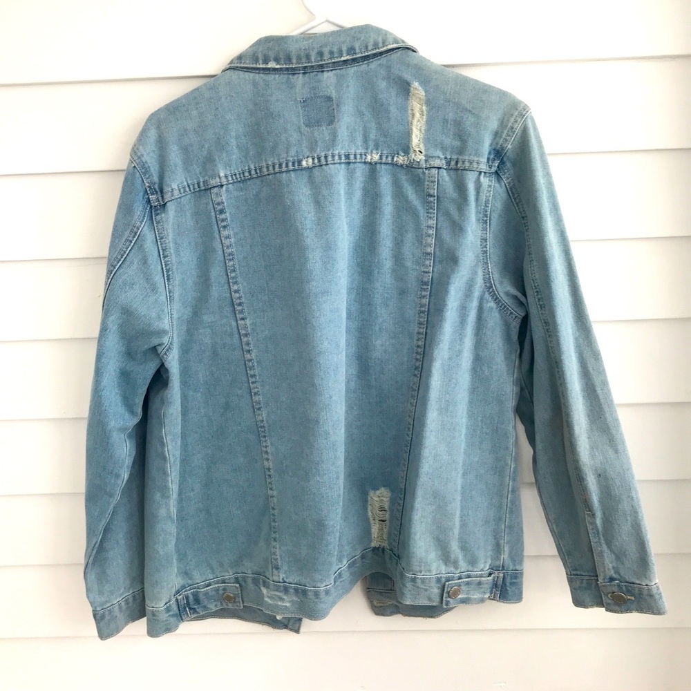 Distressed Jean Jacket - Picture 2 of 2